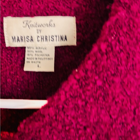 Marisa Christina Vibrant Teddy Sweater Jacket - Picture 2 of 5
